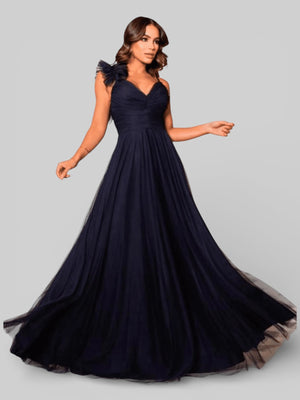 Vestido de Festa Tule com Brilho Glaucia - Aurea Dress