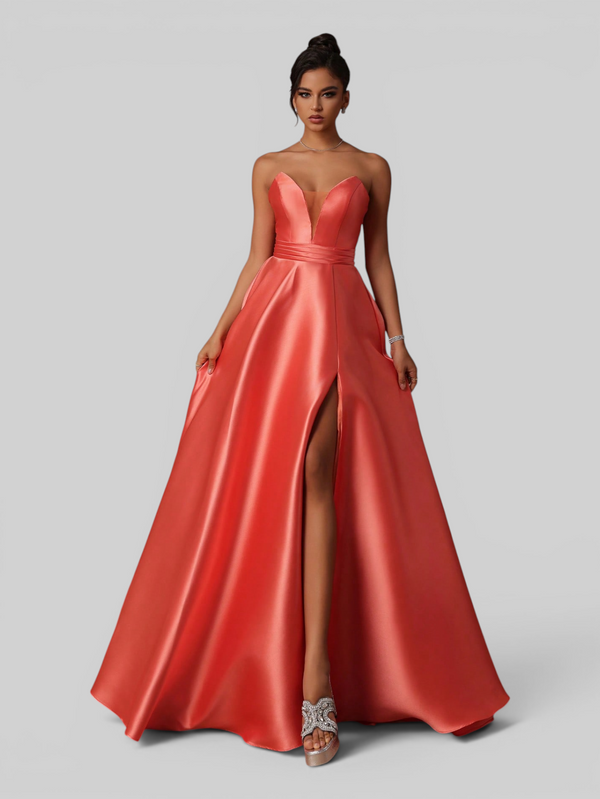 Vestido de Festa Longo Zibeline Eloa