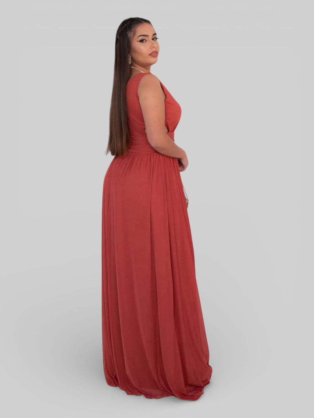 Vestido Longo de Festa com Fenda Emporio - Aurea Dress