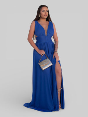 Vestido Longo de Festa com Fenda Emporio - Aurea Dress