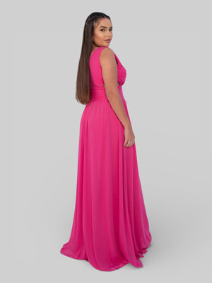 Vestido Longo de Festa com Fenda Emporio - Aurea Dress