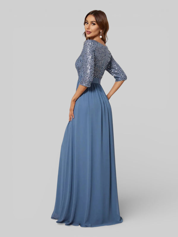 Vestido de Festa Plus Size Manga Longa Dallas - Aurea Dress