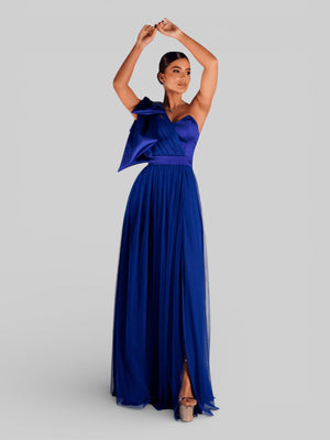 Vestido de Festa Um Ombro Só Tule Aurea Dress - Aurea Dress