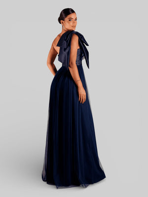 Vestido de Festa Um Ombro Só Tule Aurea Dress - Aurea Dress