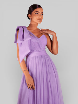 Vestido de Festa Um Ombro Só Tule Aurea Dress - Aurea Dress