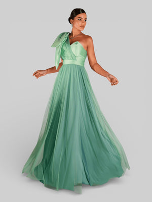 Vestido de Festa Um Ombro Só Tule Aurea Dress - Aurea Dress