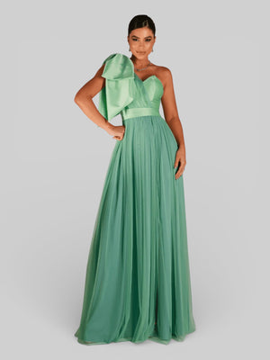 Vestido de Festa Um Ombro Só Tule Aurea Dress - Aurea Dress