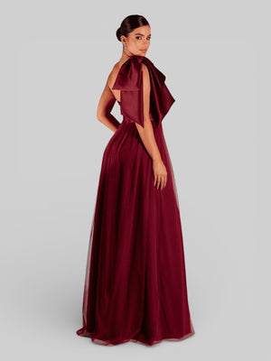 Vestido de Festa Um Ombro Só Tule Aurea Dress - Aurea Dress