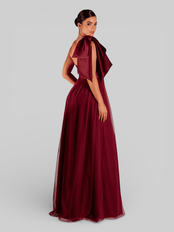 Vestido de Festa Um Ombro Só Tule Aurea Dress - Aurea Dress