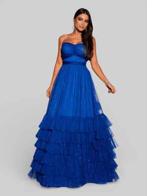 Vestido de Festa Tomara que Caia com Brilho Luma - Aurea Dress