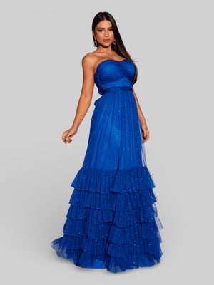 Vestido de Festa Tomara que Caia com Brilho Luma - Aurea Dress