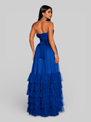 Vestido de Festa Tomara que Caia com Brilho Luma - Aurea Dress
