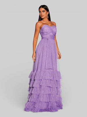 Vestido de Festa Tomara que Caia com Brilho Luma - Aurea Dress
