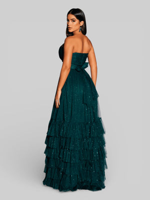 Vestido de Festa Tomara que Caia com Brilho Luma - Aurea Dress