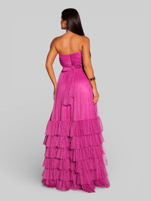 Vestido de Festa Tomara que Caia com Brilho Luma - Aurea Dress