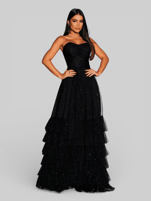 Vestido de Festa Tomara que Caia com Brilho Luma - Aurea Dress