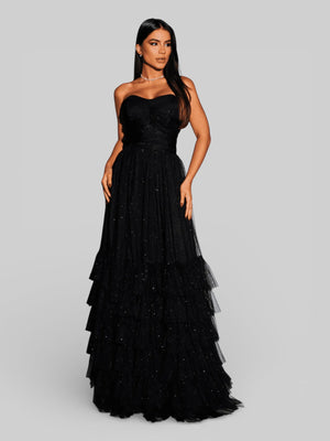 Vestido de Festa Tomara que Caia com Brilho Luma - Aurea Dress