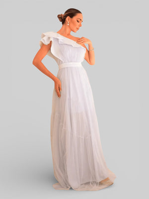 Vestido Longo de Festa Tule Alemanha New - Aurea Dress