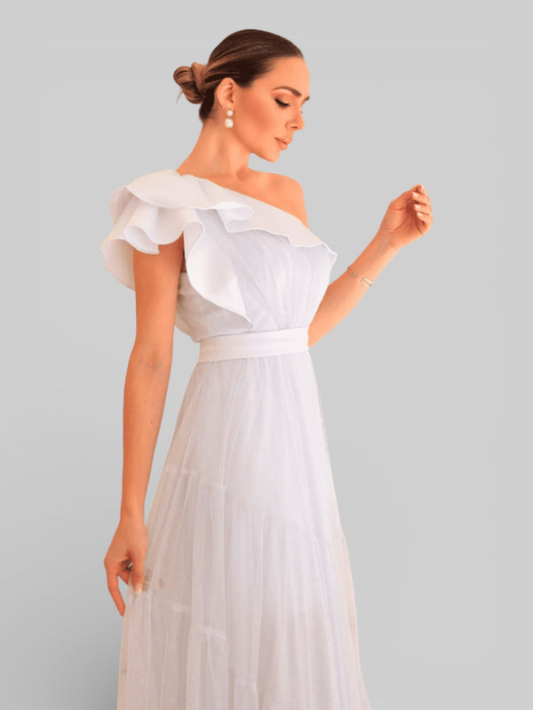 Vestido Longo de Festa Tule Alemanha New - Aurea Dress