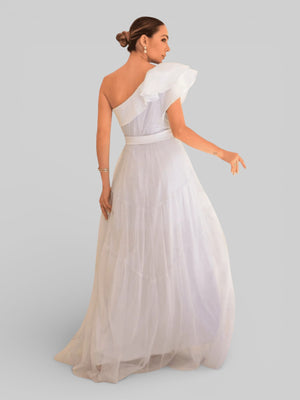 Vestido Longo de Festa Tule Alemanha New - Aurea Dress