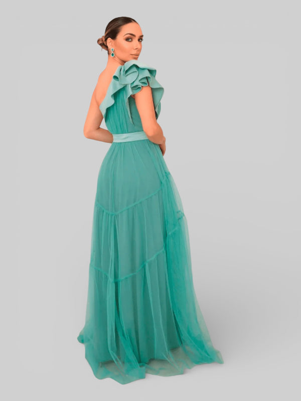 Vestido Longo de Festa Tule Alemanha New - Aurea Dress