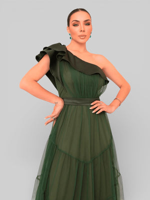 Vestido Longo de Festa Tule Alemanha New - Aurea Dress