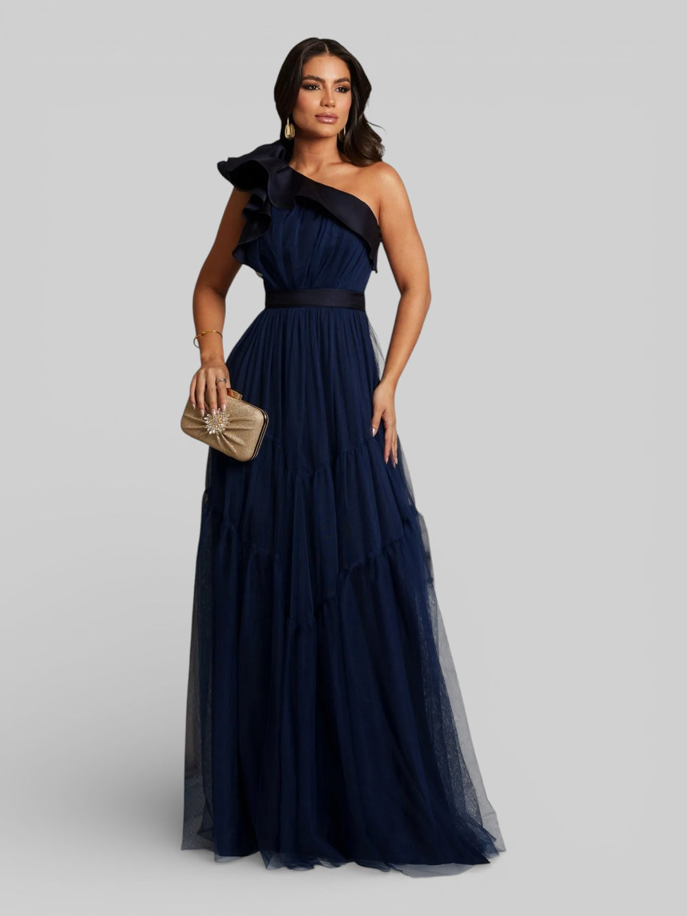 Vestido Longo de Festa Tule Alemanha New - Aurea Dress
