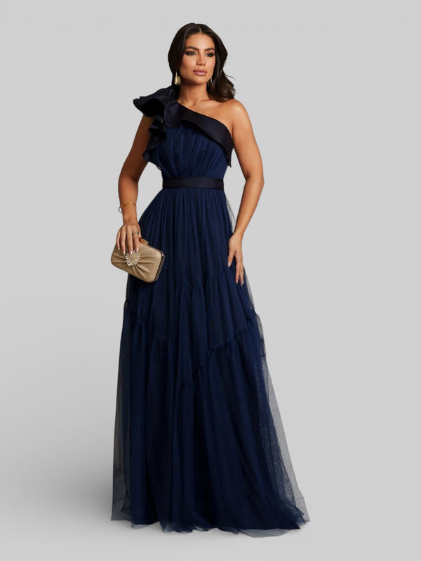 Vestido Longo de Festa Tule Alemanha New - Aurea Dress