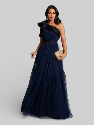 Vestido Longo de Festa Tule Alemanha New - Aurea Dress