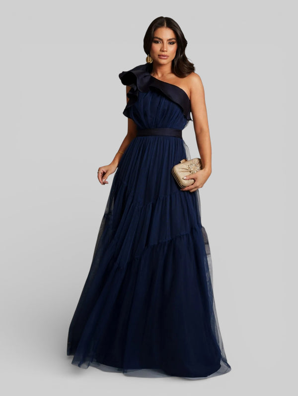 Vestido Longo de Festa Tule Alemanha New - Aurea Dress