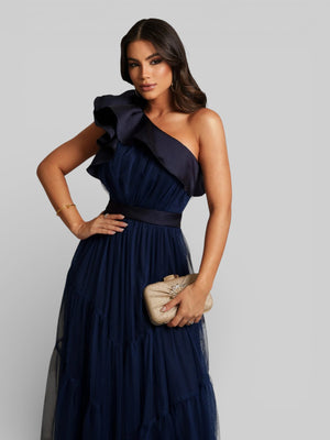 Vestido Longo de Festa Tule Alemanha New - Aurea Dress