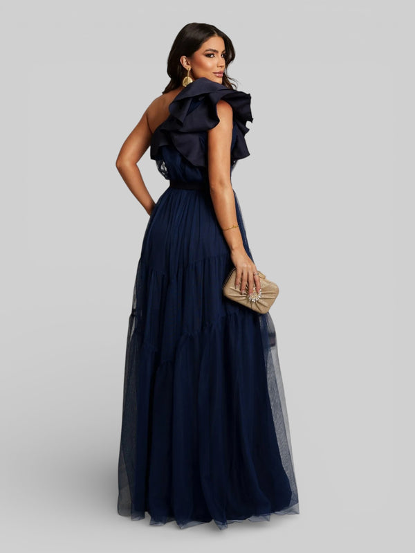 Vestido Longo de Festa Tule Alemanha New - Aurea Dress