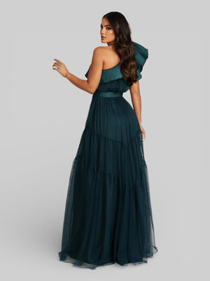 Vestido Longo de Festa Tule Alemanha New - Aurea Dress