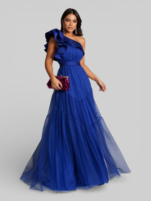 Vestido Longo de Festa Tule Alemanha New - Aurea Dress