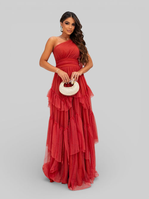 Vestido de Festa Cascata Henry - Aurea Dress