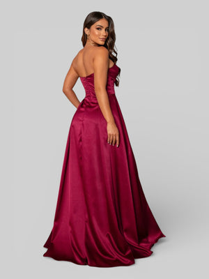 Vestido Longo de Festa com Fenda Equador - Aurea Dress
