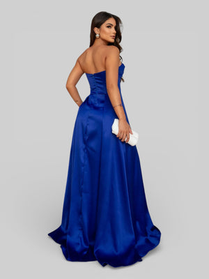 Vestido Longo de Festa com Fenda Equador - Aurea Dress