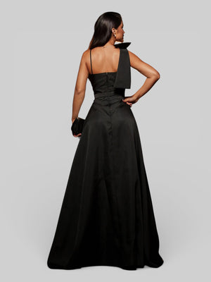 Vestido de Festa Longo com Laço Manchester - Aurea Dress