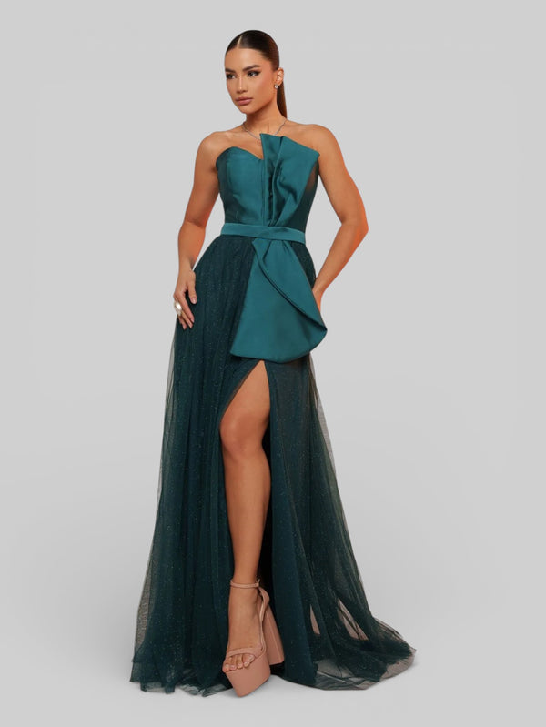 Vestido de Festa Luxo Tomara que Caia Alameda - Aurea Dress