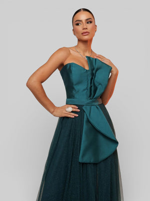 Vestido de Festa Luxo Tomara que Caia Alameda - Aurea Dress