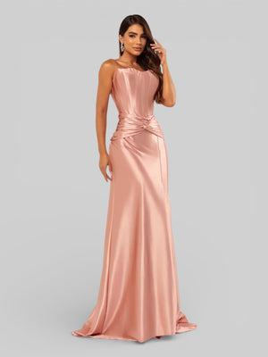 Vestido de Festa Super Luxo Corpete com Fenda Itália - Aurea Dress