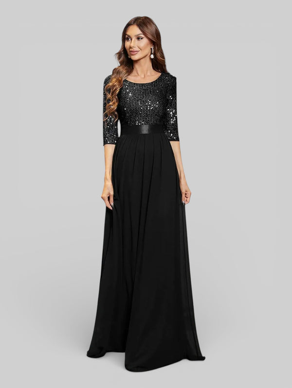 Vestido de Festa Plus Size Manga Longa Dallas - Aurea Dress