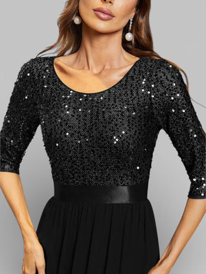Vestido de Festa Plus Size Manga Longa Dallas - Aurea Dress