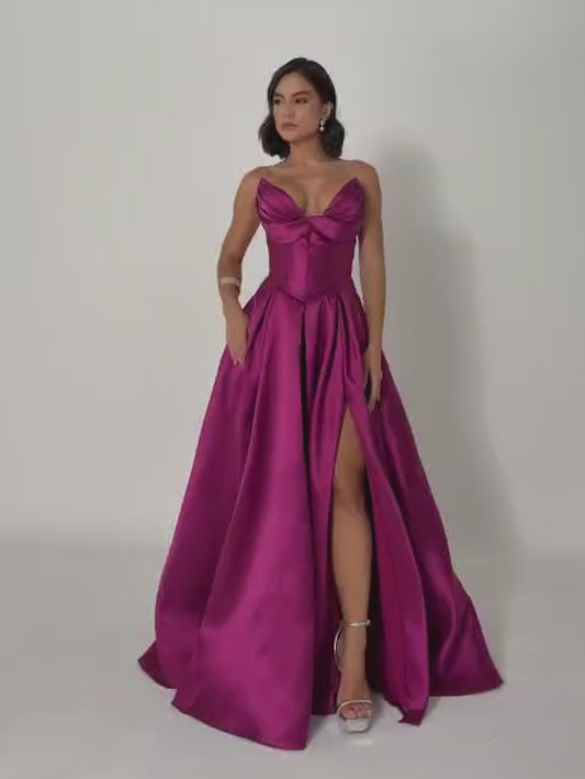 Vestido de Festa Longo Tomara que Caia Scarlet Corset
