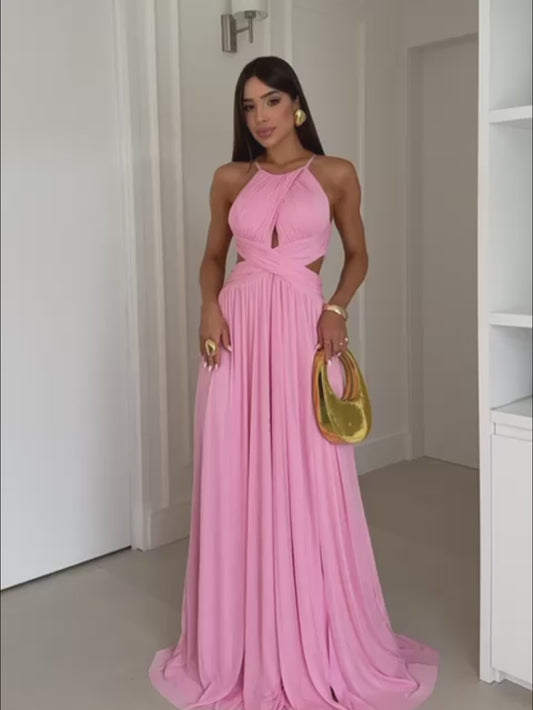Vestido de Festa Longo Chic Atemporal