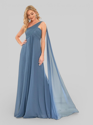 Vestido de Festa Longo Plus Size Ribbon Dress