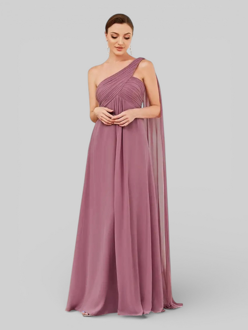 Vestido de Festa Longo Plus Size Ribbon Dress