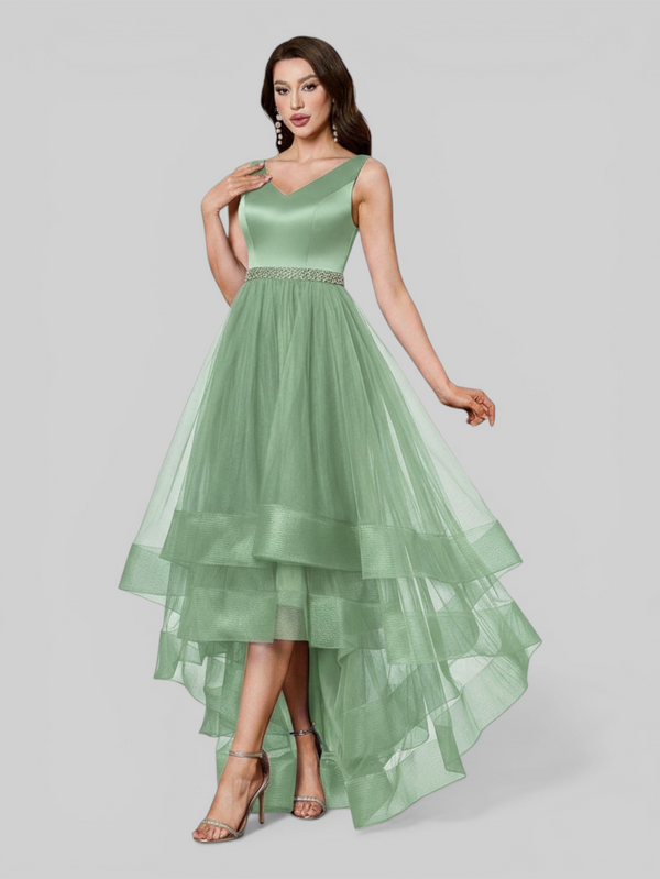 Vestido de Festa Longo Tule Premium Sophia