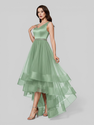 Vestido de Festa Longo Tule Premium Sophia
