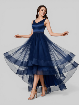 Vestido de Festa Longo Tule Premium Sophia
